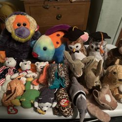 Beanie Babies And Beanie Boos Plush Stuffed Animals 