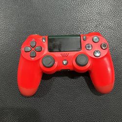 Ps4 Controller Red FOR PARTS ONLY 