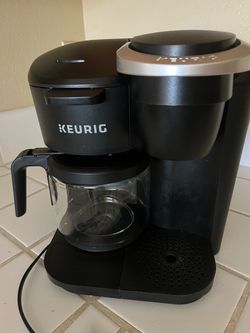 Keurig K-Duo Essentials Black Single-Serve K-Cup Pod Coffee Maker