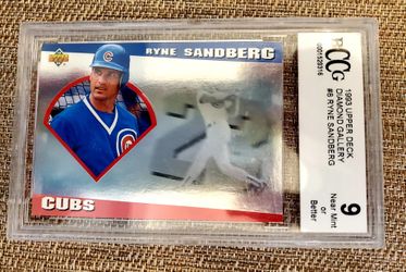 1993 Studio #176 Ryne Sandberg Card Graded BCCG  9 Mint 