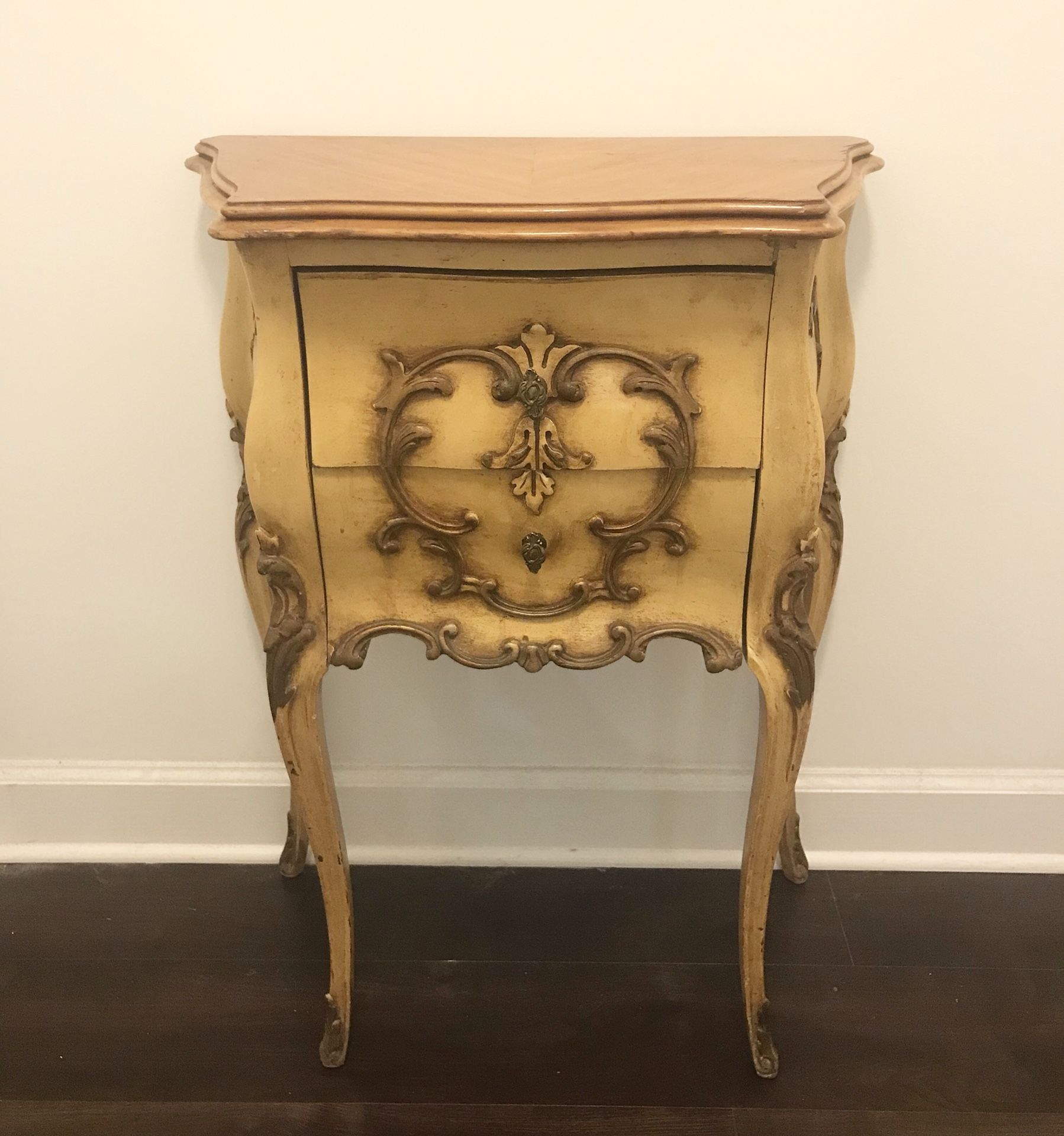 Antique 2 Drawer Console Table
