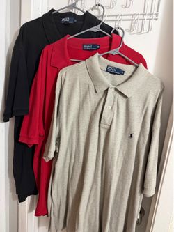Polo by Ralph Lauren 3XLT short sleeve dress golf shirts