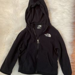 BlackLightweight North Face Coat-site 12-18 Months