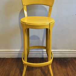 Mid Century Authentic Antique Vintage Metal Stool Chair 40s 50s 60s