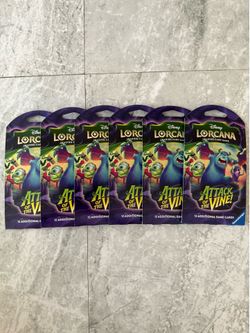 DISNEY Lorcana Attack of the Vine! sleeved booster