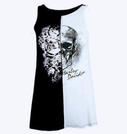 Brand New Harley Davidson WOMEN'S AFTER DUSK BLACK TANK TOP