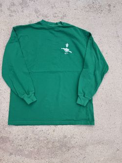 Green vintage Arsenal long sleeve shirt football size XL/XXL see measurements 