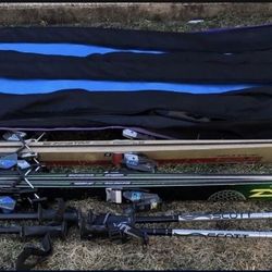 Dynastar Omega Course Gs, Vtg. Kevlar Dynastar Omega Airflo Skis France, Salomon Bindings, Poles, and Patagonia bag