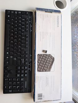 Insignia Wireless Keyboard with USB Dongle