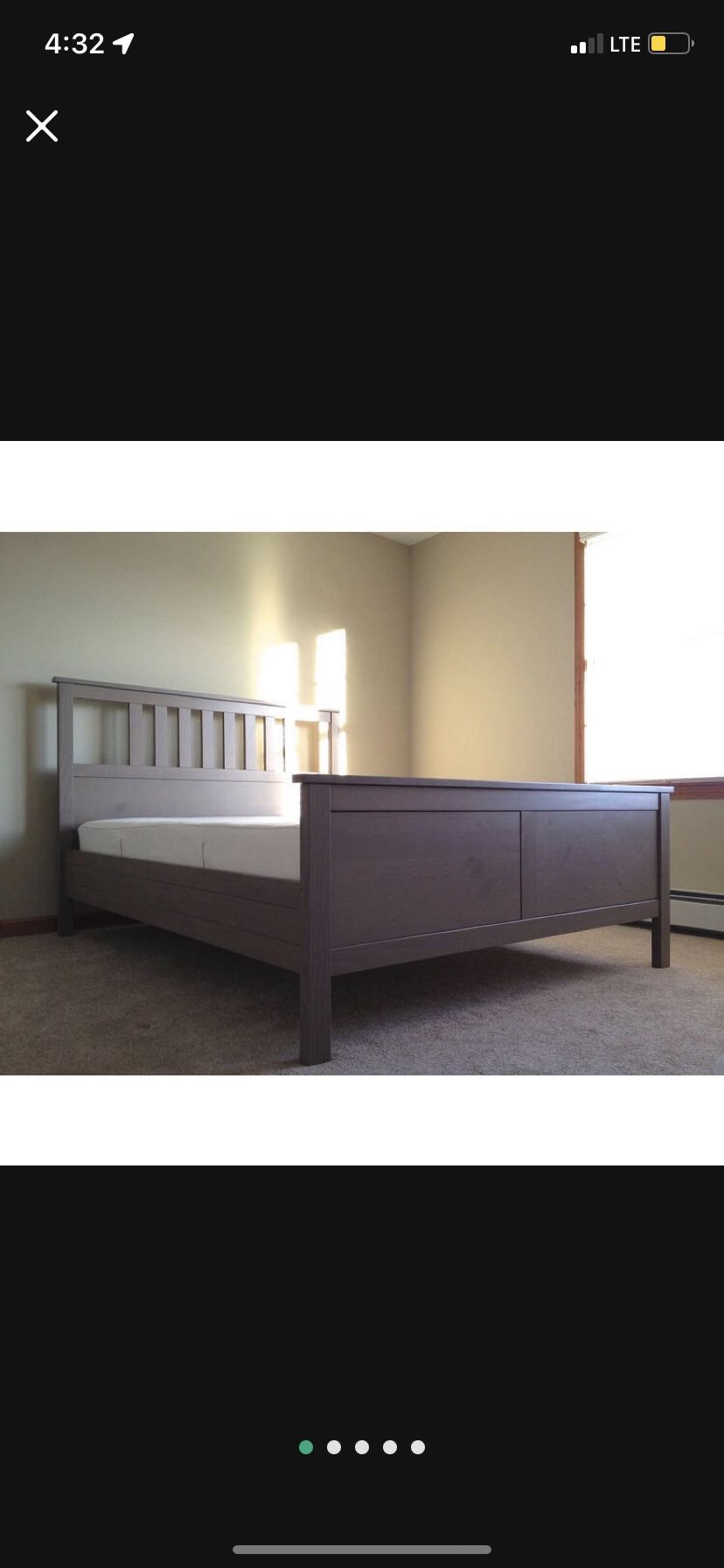 Ikea Hemnes King Size Bed Frame Free Delivery
