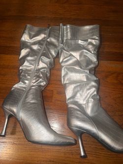 Metallic boots