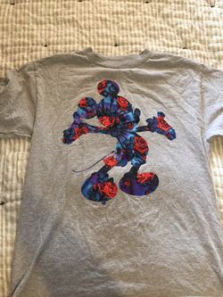 Disney Mickey Mouse NEFF Disneyland vintage floral shirt