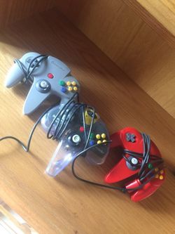 Nintendo 64 controllers
