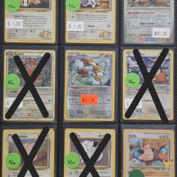 Pokemon Cards Modern Holographics Ranging from $1 to $9 each (3)