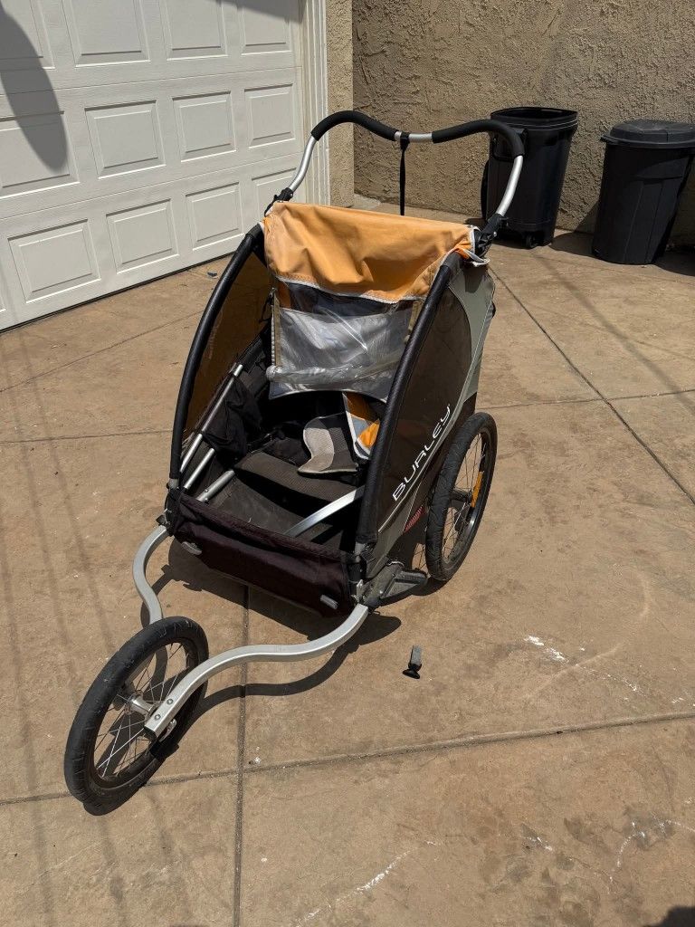 Burley D’Lite X, 1 and 2 Seat Kid Bike Trailer & Stroller