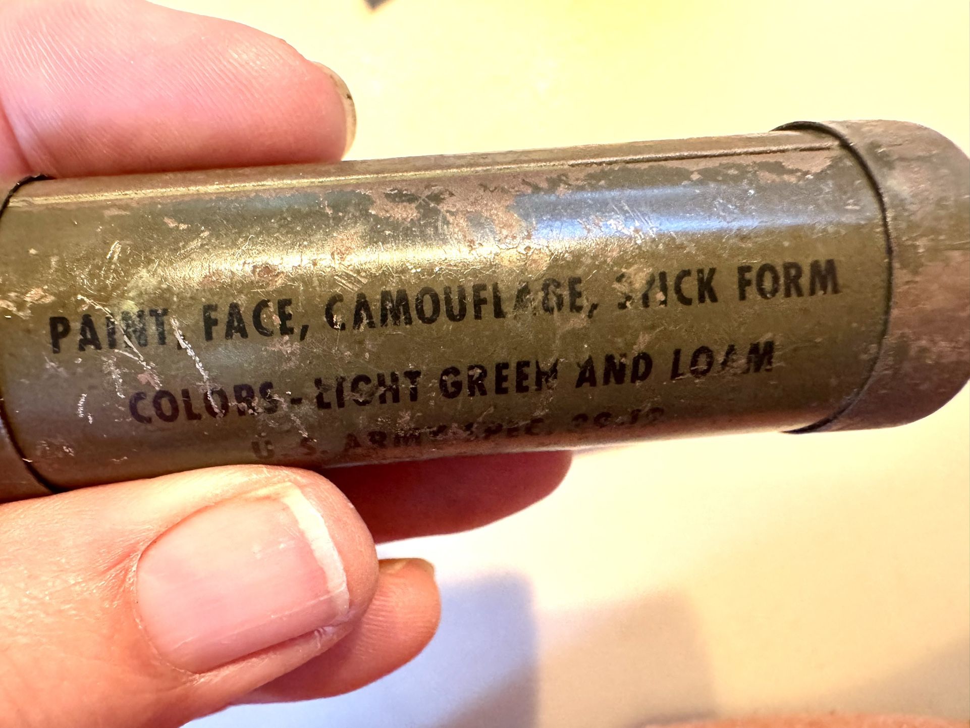 WW2 Face Paint In Metal Tube