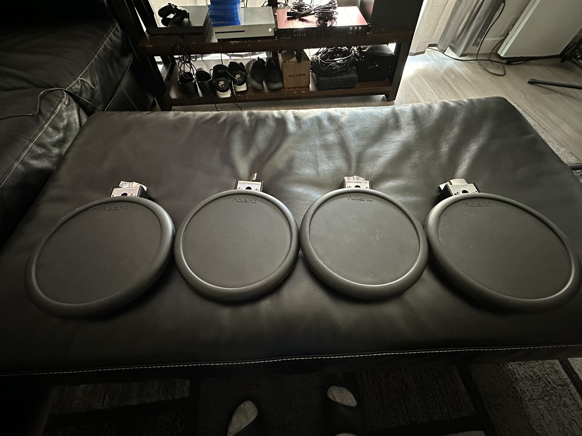 Sale Set Of 4 Roland Pd-8 Drum Pads All Good Working Condition $170 All 4 Price Firm 