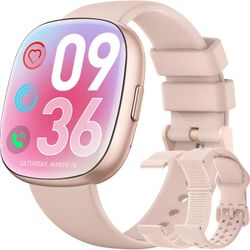 Smart Watch for Women Fitness Tracker: Fitness Watch with Blutooth Call 24/7 Heart Rate SpO2 Sleep Monitor IP68 Waterproof 120+ Sport Mode Activity