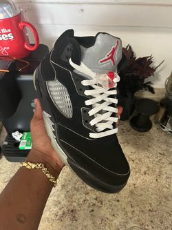 Air Jordan 5 Retro Black Metallic Silver