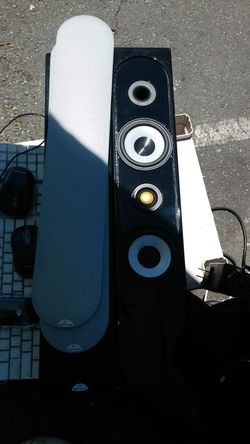 High end Monitor Audio pair surround speakers Radius 225 extra grills $60
