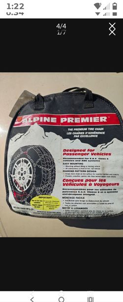 Snow chains new never used them see pictures for sizes 50 firm no less