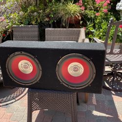 Lightning Audio The Fast & The Fast And Furious Subwoofer In Carpeted Speaker Box