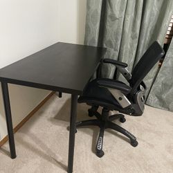 Costco Chair And iKea Table - Fair Condition