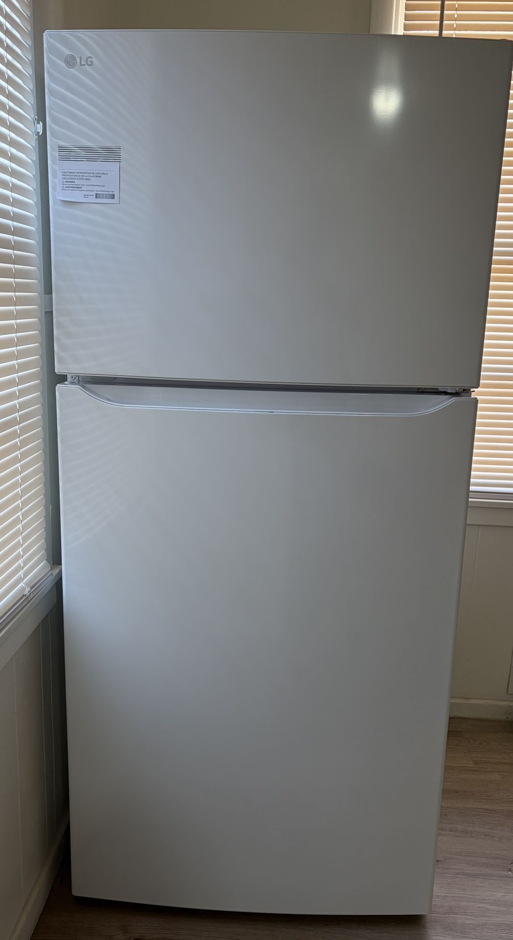 LG White 20.2 Cubic Feet Refrigerator