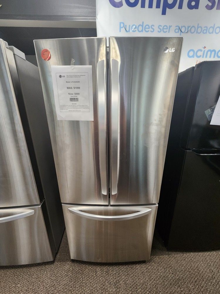 LG 22CF REFRIGERATOR 999! 30" WIDE! DELIVERY/INSTALL AVAILABLE! 1 YR WARRANTY!