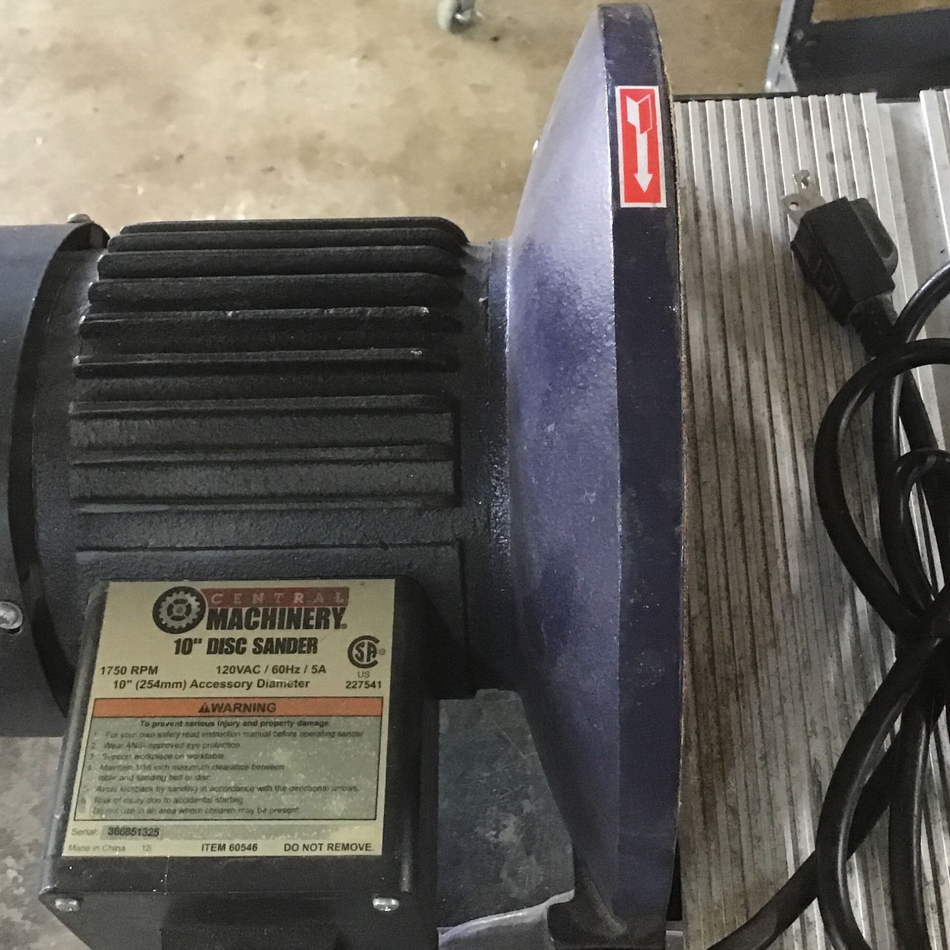 10” Disc Sander for Sale in Hudson, FL OfferUp
