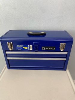 Kobalt 2 drawer metal toolbox