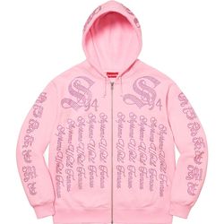 LIMITED SUPREME RHINESTONE JACKET PINK XL