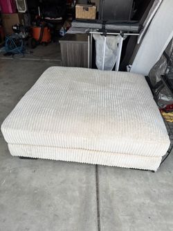 Oversized ottoman
