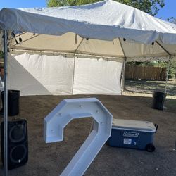 Tents And Table
