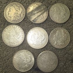Morgan Silver Dollar Lot 90%