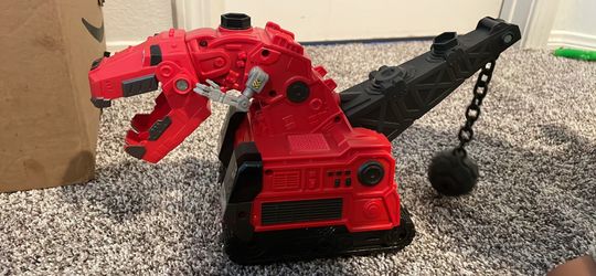 Red Dinotrux Toy