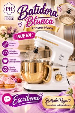 Batidora Blanca Princess House