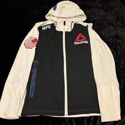 Men Medium Reebok UFC Rhonda Rousey Full Zip Hoodie