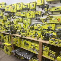 Ryobi and Milwaukee tools