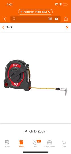 Milwaukee 100 ft. Closed Reel Long Tape Measure @590