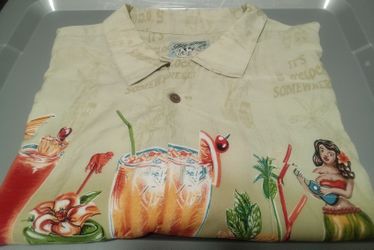Big Dogs 5X Men's Button Down Hawaiian Shirt