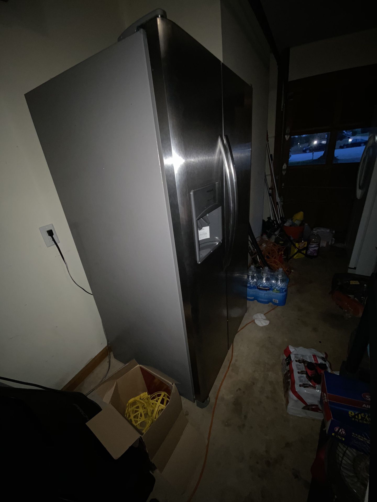 Frigidaire Refrigerator European Side By Side Stainless Steel OBO 