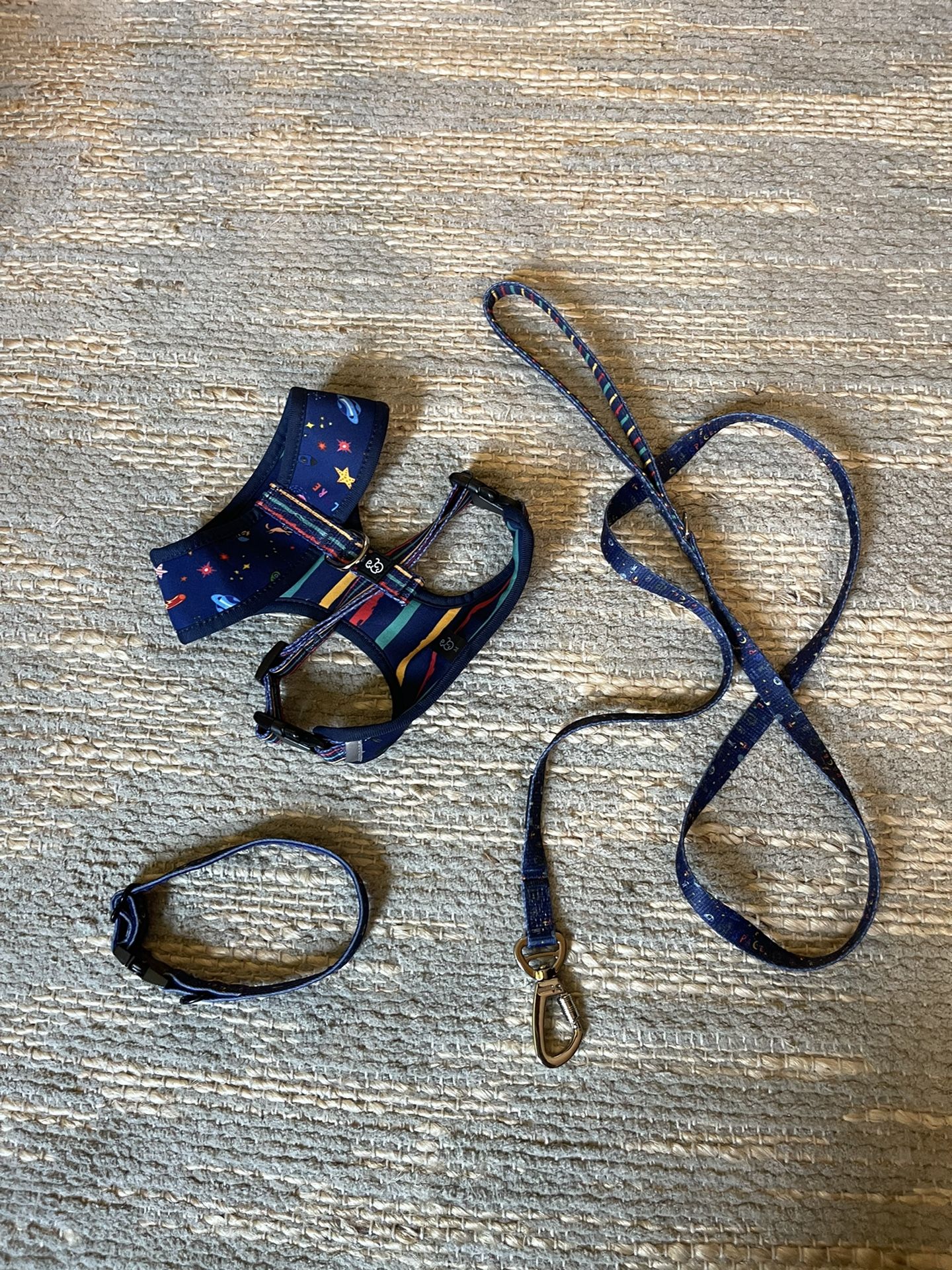 Lucy & Co Harness Collar Leash Set Small To Medium