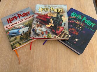 Illustrated Harry Potter Books 1-3