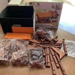 Lumberjax General Store Log Set by Treehaus Toy Shoppe 100+ Pieces Uncounted