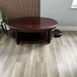 Wood Brown Coffee Table 