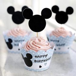 Mickey Mouse Cupcake Toppers 