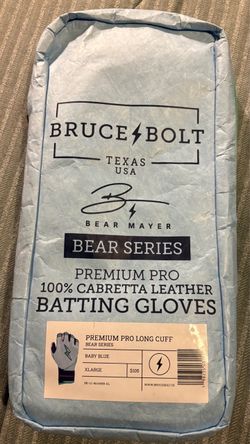 Bruce Bolt Bear Series Premium Pro Long Cuff Batting Gloves XL