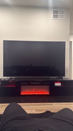 LED FIREPLACE TV STAND