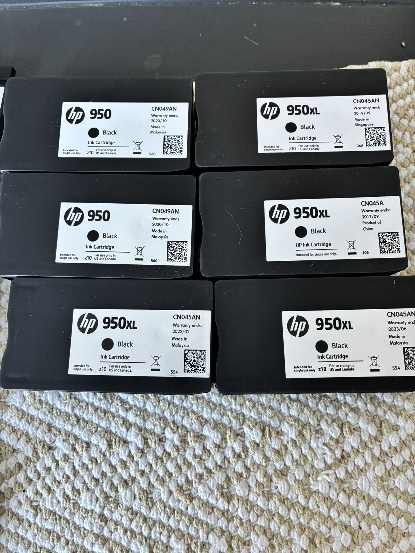 HP ink Cartridges